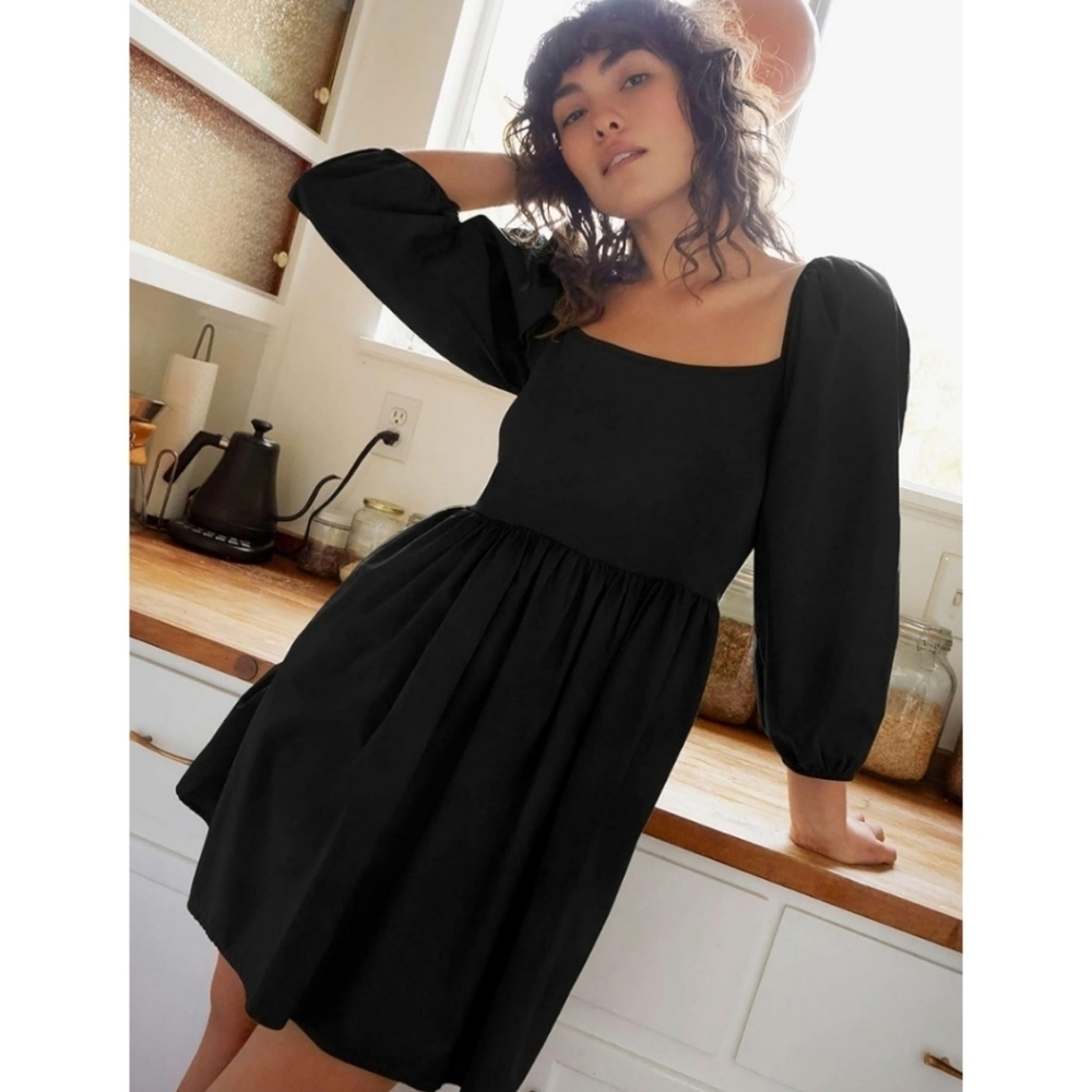 NATION LTD Black Heddie Dress Size Large